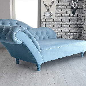 Szezlong leżanka w kolorze Lightblue