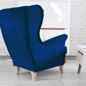 Fotel uszak granacie ROYAL BLUE