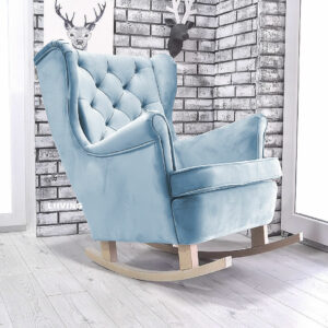 Fotel uszak bujany w kolorze LIGHT blue