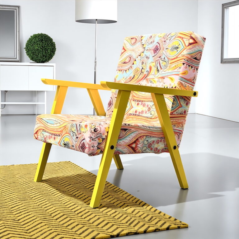 Fotelik w kolorze Yellow flower – jedyny !
