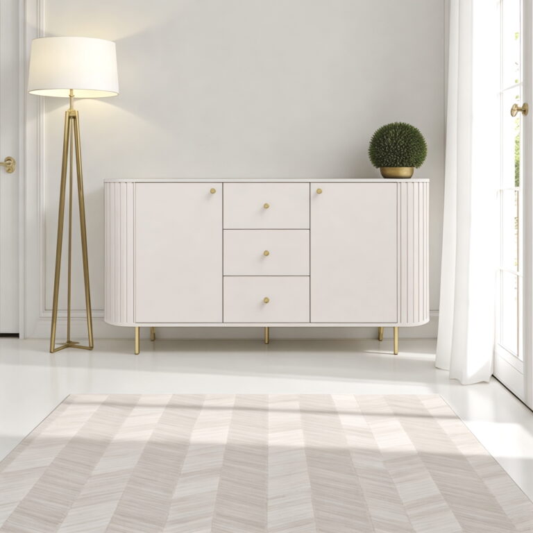 Zestaw mebli do pokoju (półokrągłe boki) kolor piaskowy