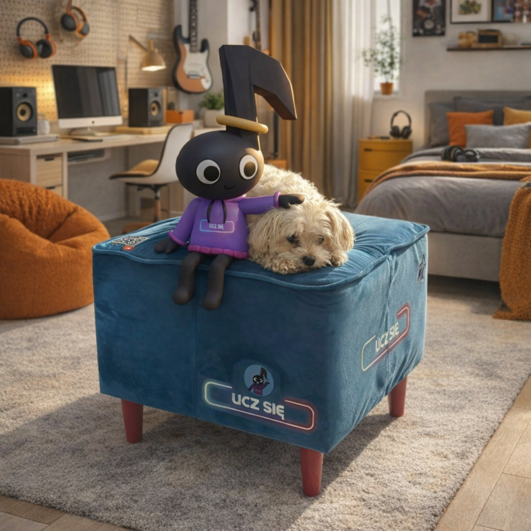 Edukacja i design w jednym – innowacyjna pufa edukacyjna